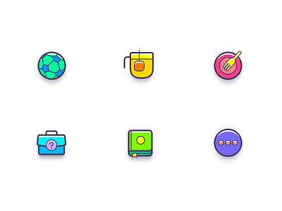 icons colorful icon ui