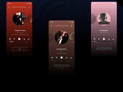 WONDER Music App UI