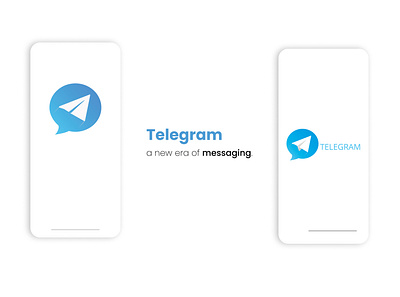 TELEGRAM Logo Redesign logo redesign social app social media telegram vector vectorart vectors