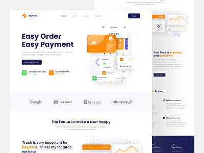 Landing Page - PayTren app landing page home page homepage landing page landingpage web web design webapp webdesign website website design