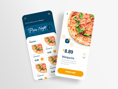 Pizza Delivery android app delivery figma food ios pizza ui uiux ux webdesign