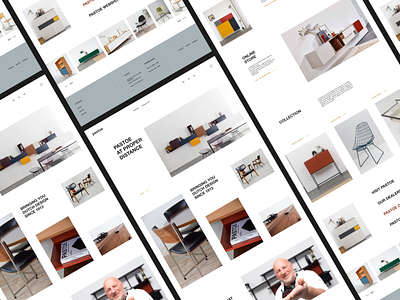 Interior furniture online store Redesign