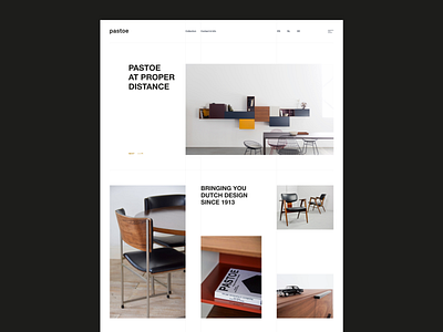 Interior furniture web store redesign design ecommerce furniture landing page minimal redesign concept typography ui web