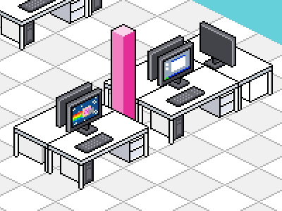 Office Pixel Art
