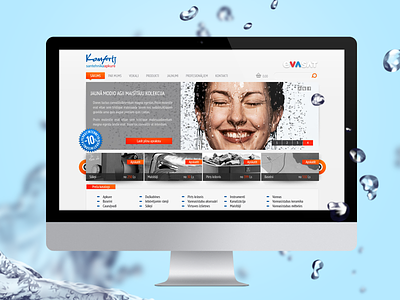 Evasat website design