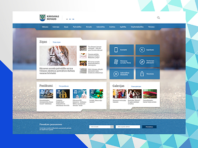 Kārsava municipality responsive website design and development adaptive design government municipality news responsive website