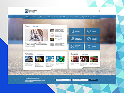 Kārsava municipality responsive website design and development