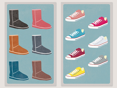 Shoe Posters boots posters shoes sneakers vintage