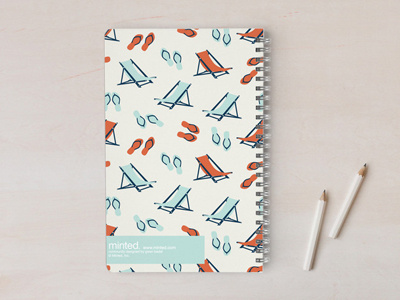 Life at the beach notebook