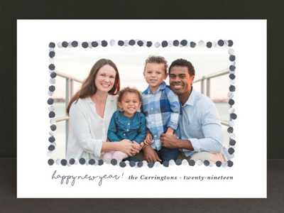 New Year Garland for Minted garland holiday card minted new year new year card stationery