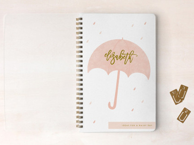 Rainy Day notebook for Minted