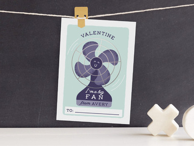 Fan classroom Valentine for Minted classroom valentine fan foil pressed minted stationery valentine valentines day ventilator