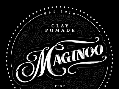 BRANDING & PACKAGING: Maginoo Pomade brand identity design branding design logo packaging design typography