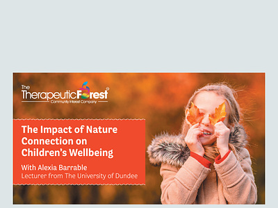 The Therapeutic Forest Webinar Facebook Banner