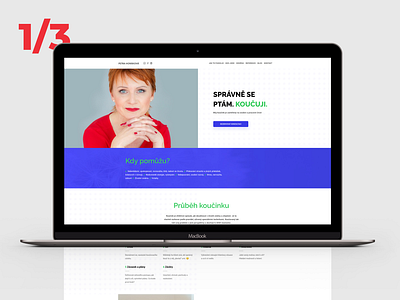 petrahorakova.cz design desktop minimal typography ui ux web website wordpress