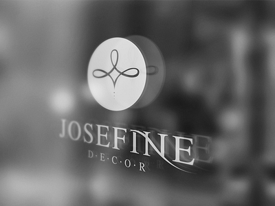 Josefine Decor - Branding branding chandelier decor decoration graphic design identity interior logo logotype visualid