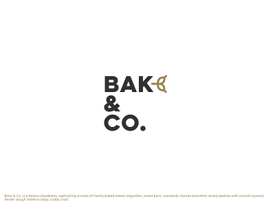 Bake & Co. bake bakery baking branding design graphic design icongraphy illustration logo logo designer logo mark logodesign logos logotype minimal packaging