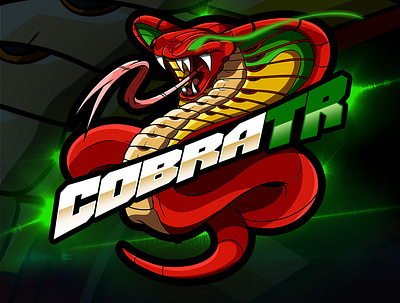 Cobra TR Logo Design by Avoltha cartoonlogo characterillustration cobra illustration logodesigns logoinspiration logos mascotlogo serpent snake vermit