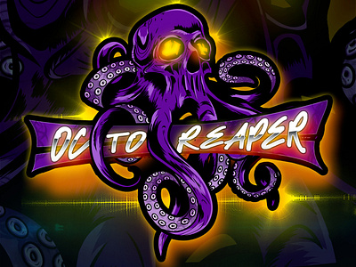 Octopus Reaper Esports Logo Design