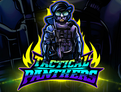 Tactical Panther Esports Logo Design By Avoltha avoltha bestlogo blackpanther characterillustration graphicdesign hitman illustration inkillustration killer logodesigner logodesigns logoinspiration logos mascotlogo nightmare panther panthers puma soldier tactical
