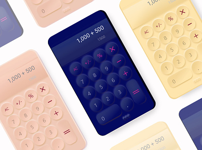 Calculator UI design 004 100daychallenge app calculator calculator design calculator ui daily ui dailyui design minimal ui uiux