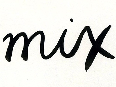 Mix designers mix mix of music music typography
