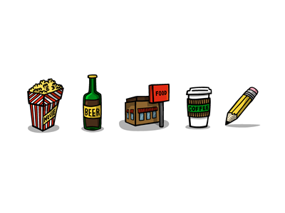 Instead Icons hand drawn icons illustration instead