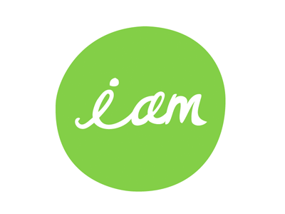 i am circle for my wife green hand drawn type