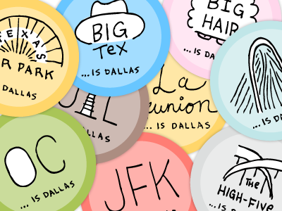 What Is Dallas dallas design illustration respect texas