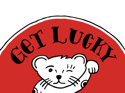 Get Lucky folly illustration lucky rat