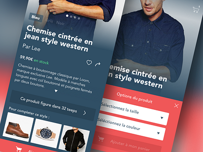 Mobile Product page app ios mobile retail ui ux