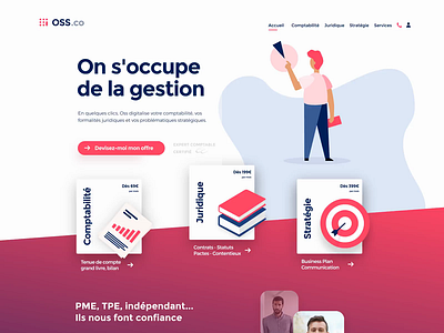 Smart accounting web app animated art direction branding ui ux visual identity