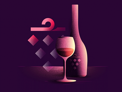 Sommelier Academy / Wine & Bottle artwork