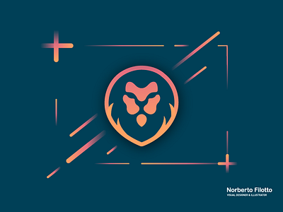 03 - Personal Brand brand branding colors concept design gradient grid leon westgate lion logo sketch visual