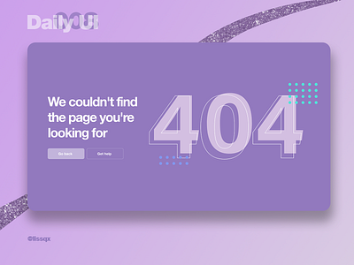 404 page | Daily UI 008