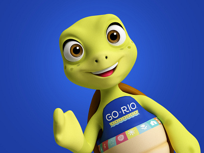 Cruise - The Turtle 3d art 3dmodeling animation cartoon cartoon character characterdesign cinema4d design illustration mascot character