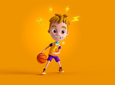 Antonio 3D 3d art 3dmodeling animation characterdesign design illustration kids art mascot character render