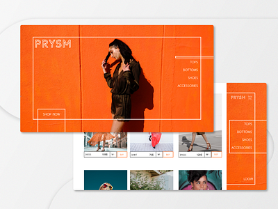 Prysm Branding & E-commerce Web Design adobexd branddesign brandidentity branding creative creativeagency graphicdesign logo ui ux website website design