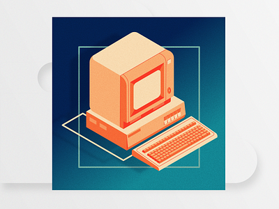 Retro Computer adobe photoshop adobexd brand design branddesign design digital art digital marketing graphic design illustration isometric uidesign uidesigns vectordesign web webdesign webdesignagency webdesigner