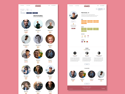 Just Calem Buddies - 2 app designer ui uiux ux website