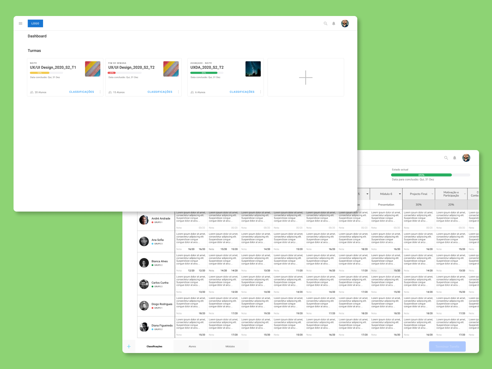 UX Classroom by Matilde Maia on Dribbble