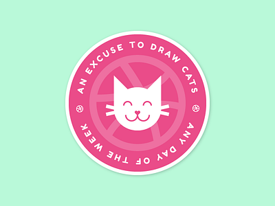 Dribbble Means Cats!