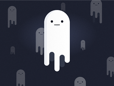 Ghost ghost halloween illustration