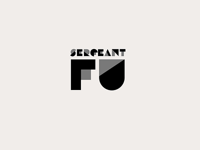Logo for South African punk-rock band, Sergeant Fu. branding design illustration illustrator lettering logo type typography vector