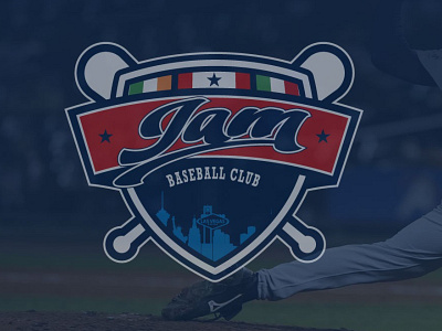 Logo baseball for JAM Baseball Club bseball jam baseball club logo baseball