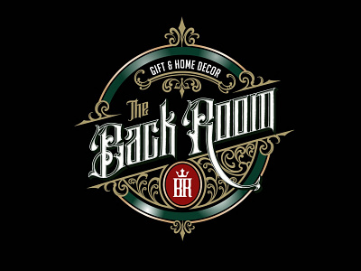 The Back Room logo vintage logo