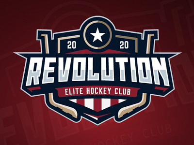 logo hockey for revolution hockey logo revolution elite hockey club sports logo