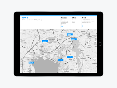 planb Architecture — Projects architecture architecture website clean dctrl design development swiss switzerland ui ux webdesign website zurich