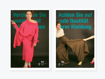 Postcards for fashion brand Instant Karma