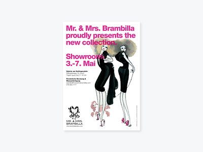 Postcard Brambilla dctrl design fashion illustration postcard swiss switzerland zurich